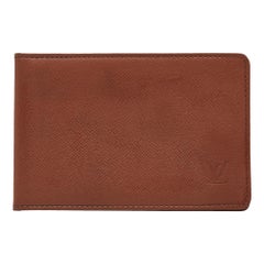 Louis Vuitton Brown Taiga Leather ID Card Holder