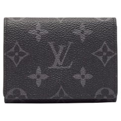 Louis Vuitton Monogram Eclipse Canvas Envelope Business Card Holder