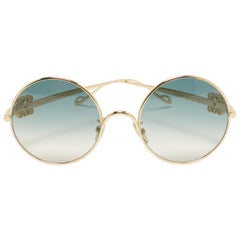 Loewe Green Gradient LW40107U Round Sunglasses