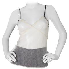 Chanel Beige Mesh Camisole sz S 2