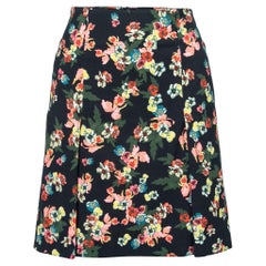Erdem Gonna Calista con dettaglio a pieghe con stampa a fiori multicolore S