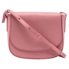 Mansur Gavriel Light Pink Leather Mini Crossbody Bag