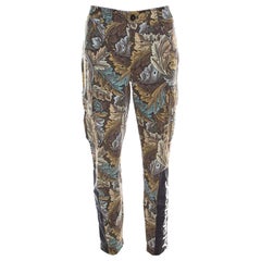 Marc by Marc Jacobs Pantalón cargo cónico en espiga de algodón con estampado de acantos Elm S