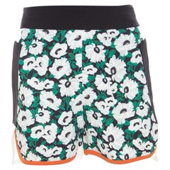 Stella McCartney Multicolor Floral Printed Stretch Knit Kristelle Shorts S