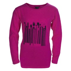 Little Marc Jacobs Pink Printed  Long Sleeve T-Shirt 8 Yrs