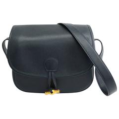 Hermes Vintage Leather Flap Crossbody Bag