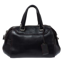 Coach - Cartable Ace en cuir noir