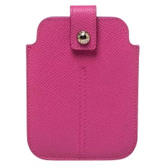 Tod's - Étui en cuir rose pour téléphone portable