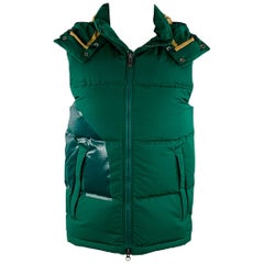 JUNYA WATANABE x THE NORTH FACE Size XS Green Quilted Cotton Nylon Vest
