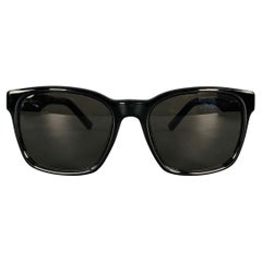 SALVATORE FERRAGAMO Black Acetate Sunglasses