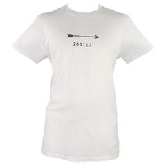 GIVENCHY Size XXL White Black Arrow Short Sleeve T-shirt