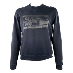 DSQUARED2 Size L Black Cars Graphic Long Sleeve Sweatshirt