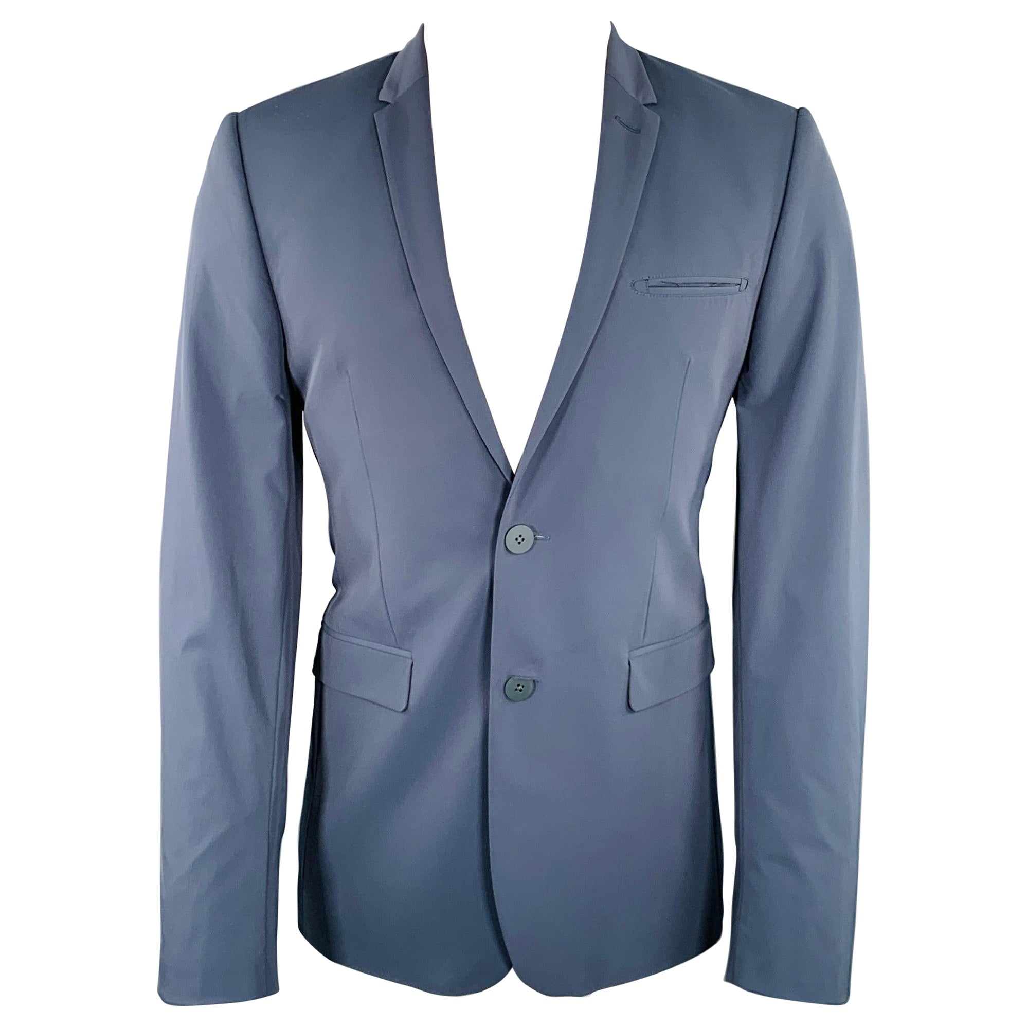 PORSCHE DESIGN Size 38 Navy Polyamide Blend Sport Coat For Sale