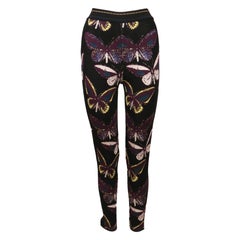 1991 Leggings AZZEDINE ALAIA con motivo a farfalla