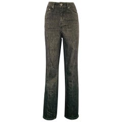 SELF-PORTRAIT Size 26 Black Cotton Five Pockets Jeans