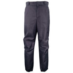 PRADA Size 34 Navy Cotton Twill Elastic Cuffs Casual Pants