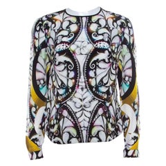 Chemisier à manches longues Peter Pilotto en soie imprimé cachemire multicolore S