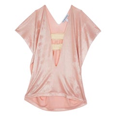 Roland Mouret Pink Metallic Stretch Top S