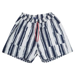 Roma e Tosca Blue & White Striped Adjustable Shorts 14 Yrs