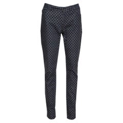 Dolce & Gabbana Grey Polka Dot Denim Skinny Jeans XS