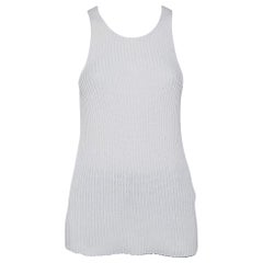 Joseph White Canotta in cotone con dettaglio Racer Back XS
