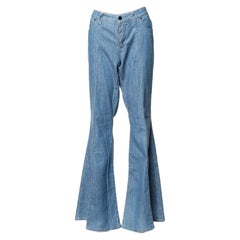 Stella McCartney Blue Denim Flared Leg Jeans L