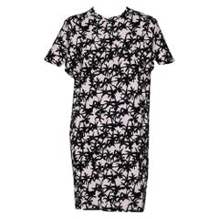 Kenzo - Vestito con motivo astratto floccato color lavanda M. I.
