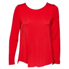 Armani Collezioni Red Jersey a collo rotondo M. I.