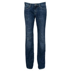 Versace VJC Navy Blue Denim Washed Jeans M