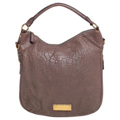 Marc by Marc Jacobs Taupe Leather Classic Q Hillier Hobo