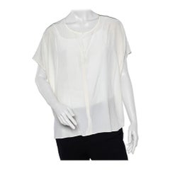 Joseph White Top oversize in seta M.