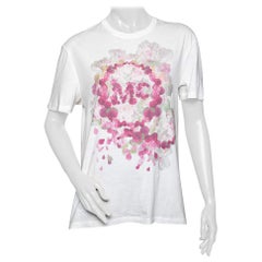 McQ by Alexander McQueen Top blanco de algodón con estampado floral M