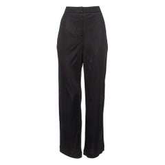Emilio Pucci Black Jersey Straight Trouser L