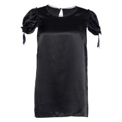 Dolce & Gabbana Black Silk Top M