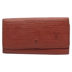 Louis Vuitton Brown Epi Leather 4 Key Holder