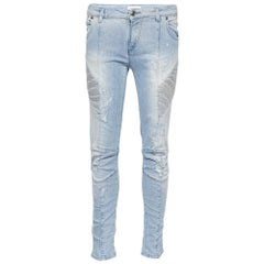 Pierre Balmain Jeans en jean bleu vieilli, taille 28"