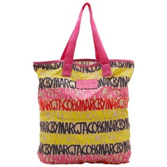 Marc By Marc Jacobs Multicolored Printed Nylon Tote