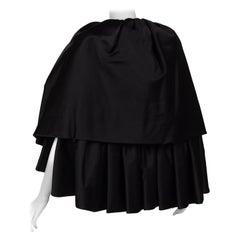 Chado Ralph Rucci Schwarzer Seidenumhang