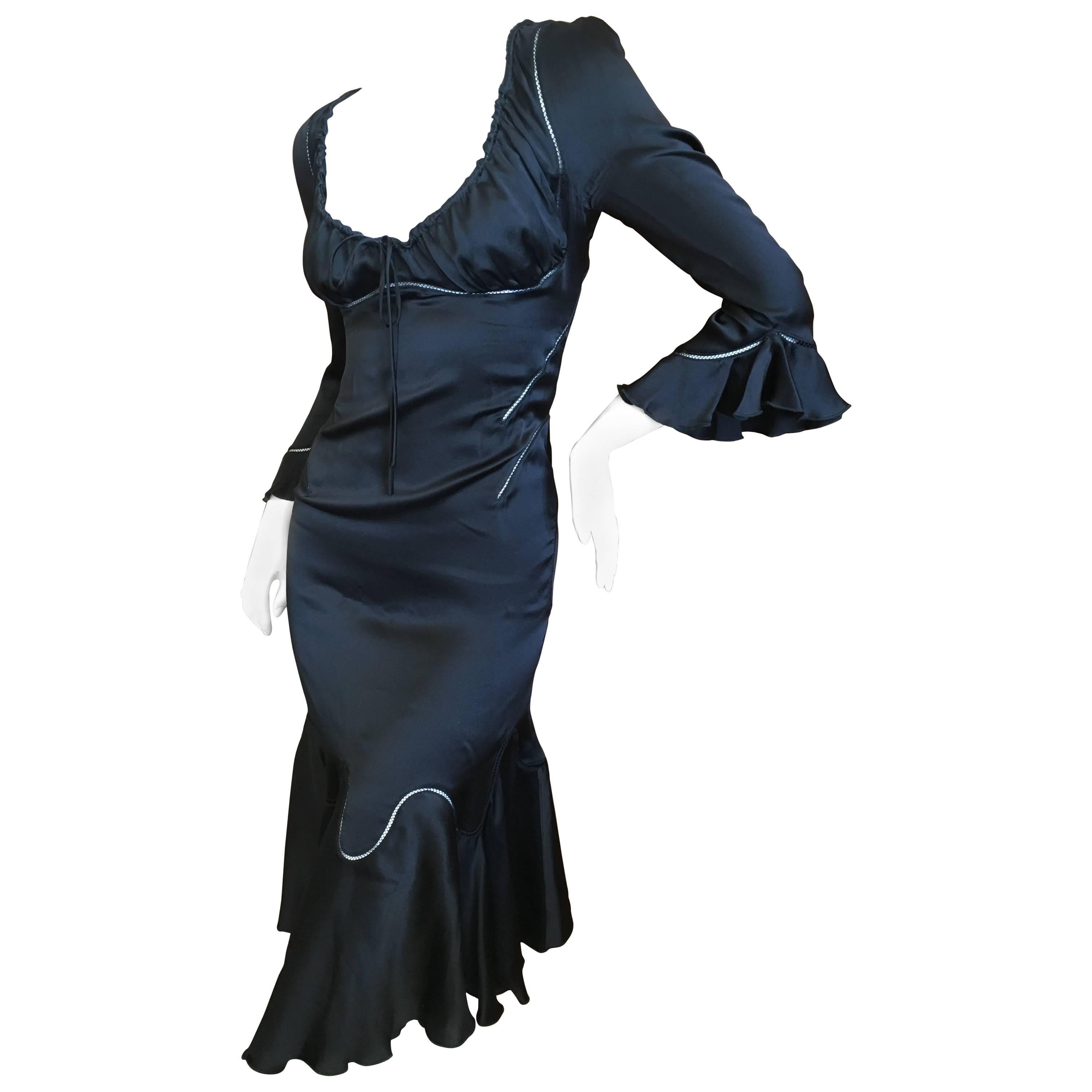 Alexander McQueen Fall 2002 Supercalifrgilistic Collection Little Black Dress For Sale