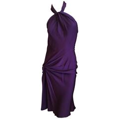 Christian Dior Purple "Knot" Dress by John Galliano