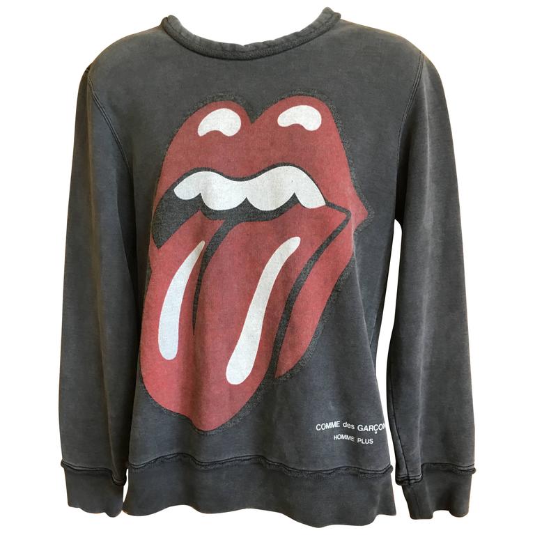 Comme des Garcons Homme Plus Rolling Stone Lips Sweatshirt at 