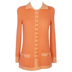 Chanel - Pull en cachemire couleur corail