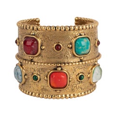 Bracciale in metallo dorato Goossens