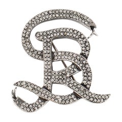Sonia Rykiel Silber-Metallbrosche