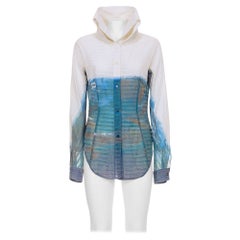 ALEXANDER MCQUEEN SS 97 seltenes handgefertigtes bemaltes Hemd
