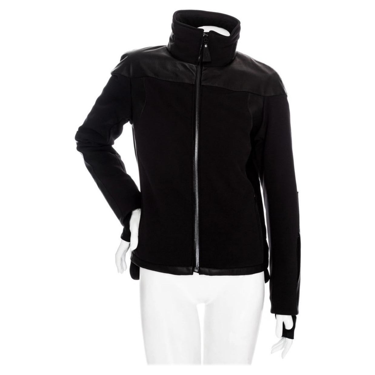 Hérmes Black Polyamide-Blend Waterproof Paneled Ski Jacket Fall2013 For Sale