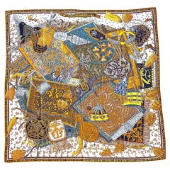 New Hermes Cavaliers du Caucase Huge 140cm Cashmere and Silk Shawl Scarf Throw