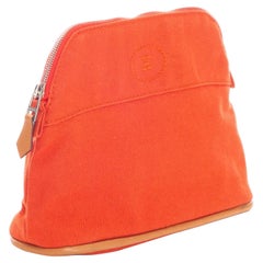 Hermès Orange Cotton Mini Bolide Case