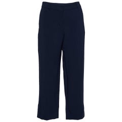 S' Max Mara Pantalones Regular Fit Azul Oscuro M