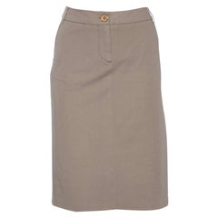 Weekend Max Mara Ecru Cotton Skirt L